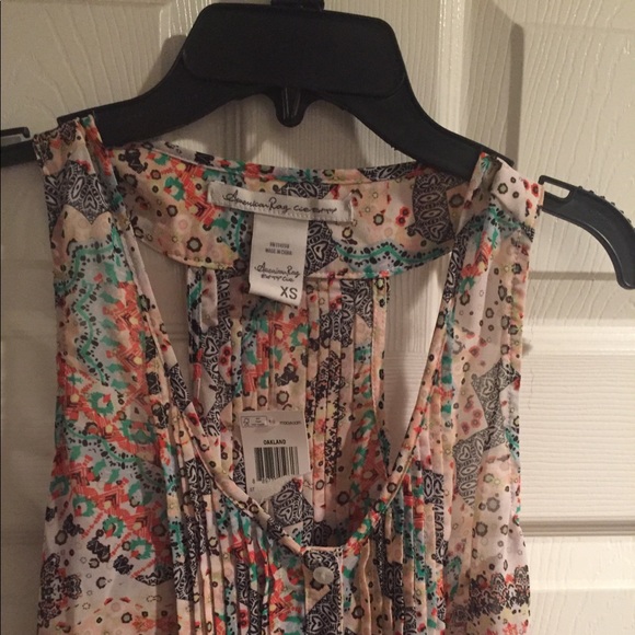 Patterned American Rag Top - Picture 4 of 4